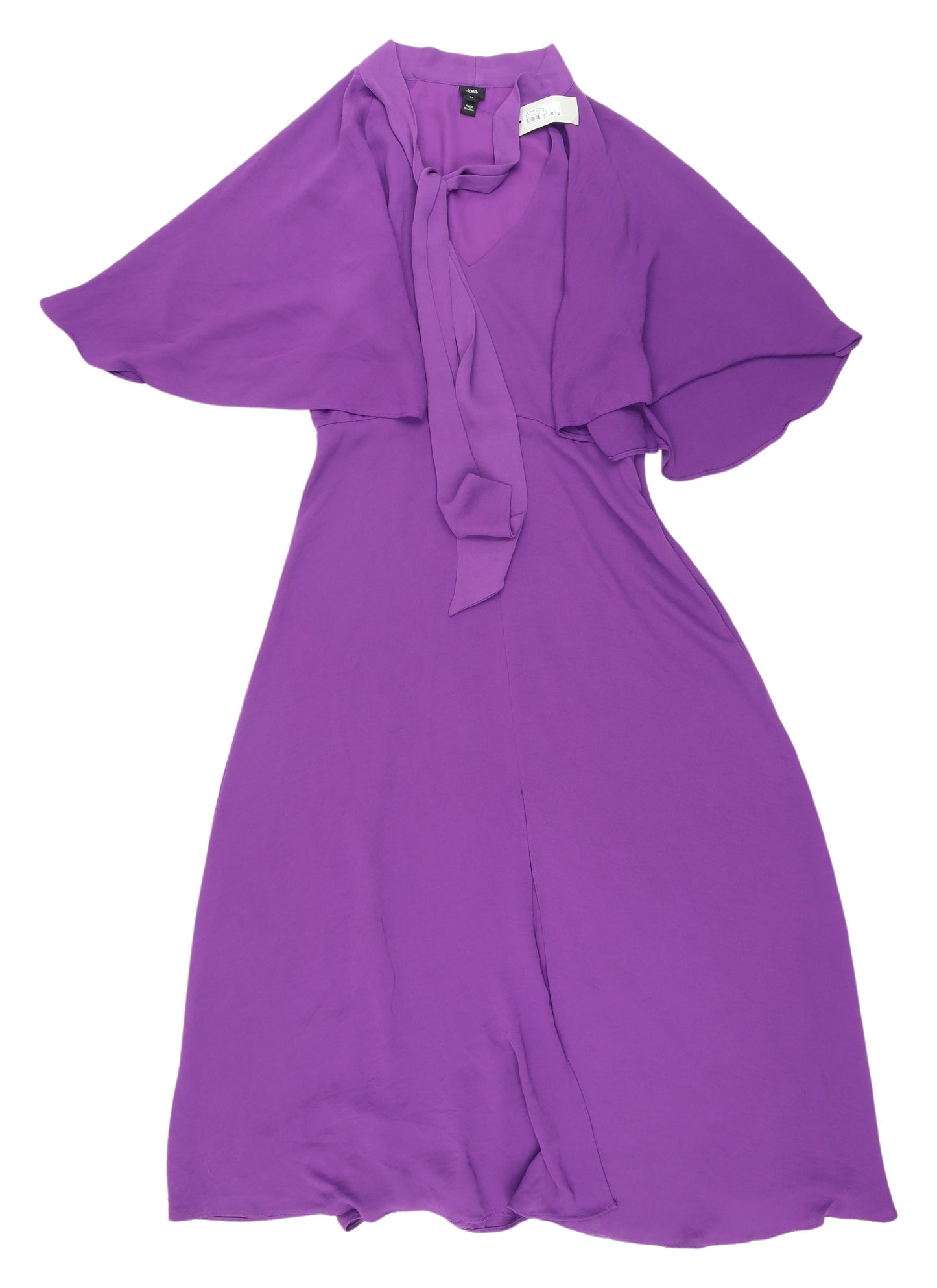 River Island Women's Purple Midi Fit & Flare Dress