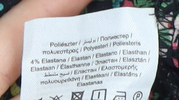 Jacqueline de Yong Floral Skater Dress, Size 12, Multicolour