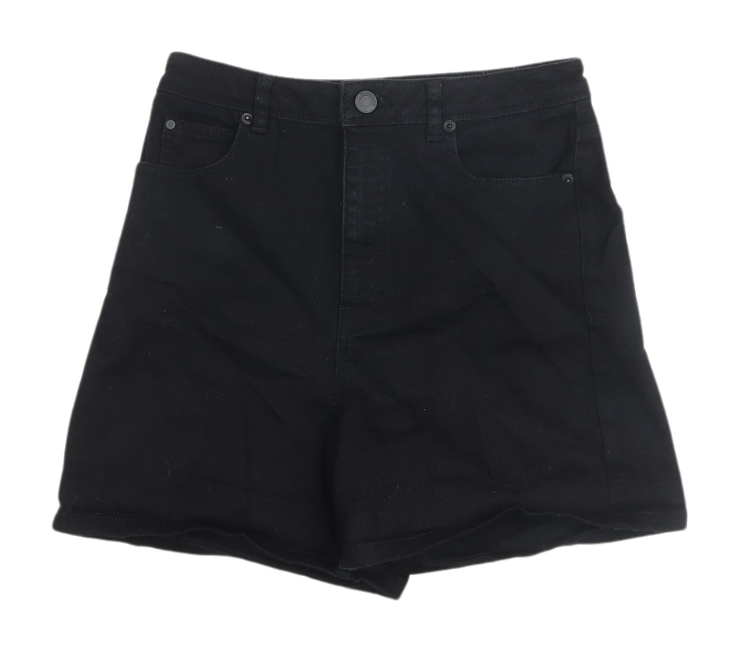 Whistles Women's Black Shorts Size 8 Cotton Blend