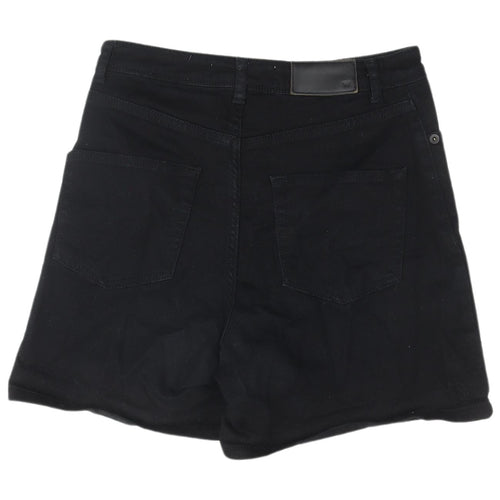 Whistles Women's Black Shorts Size 8 Cotton Blend