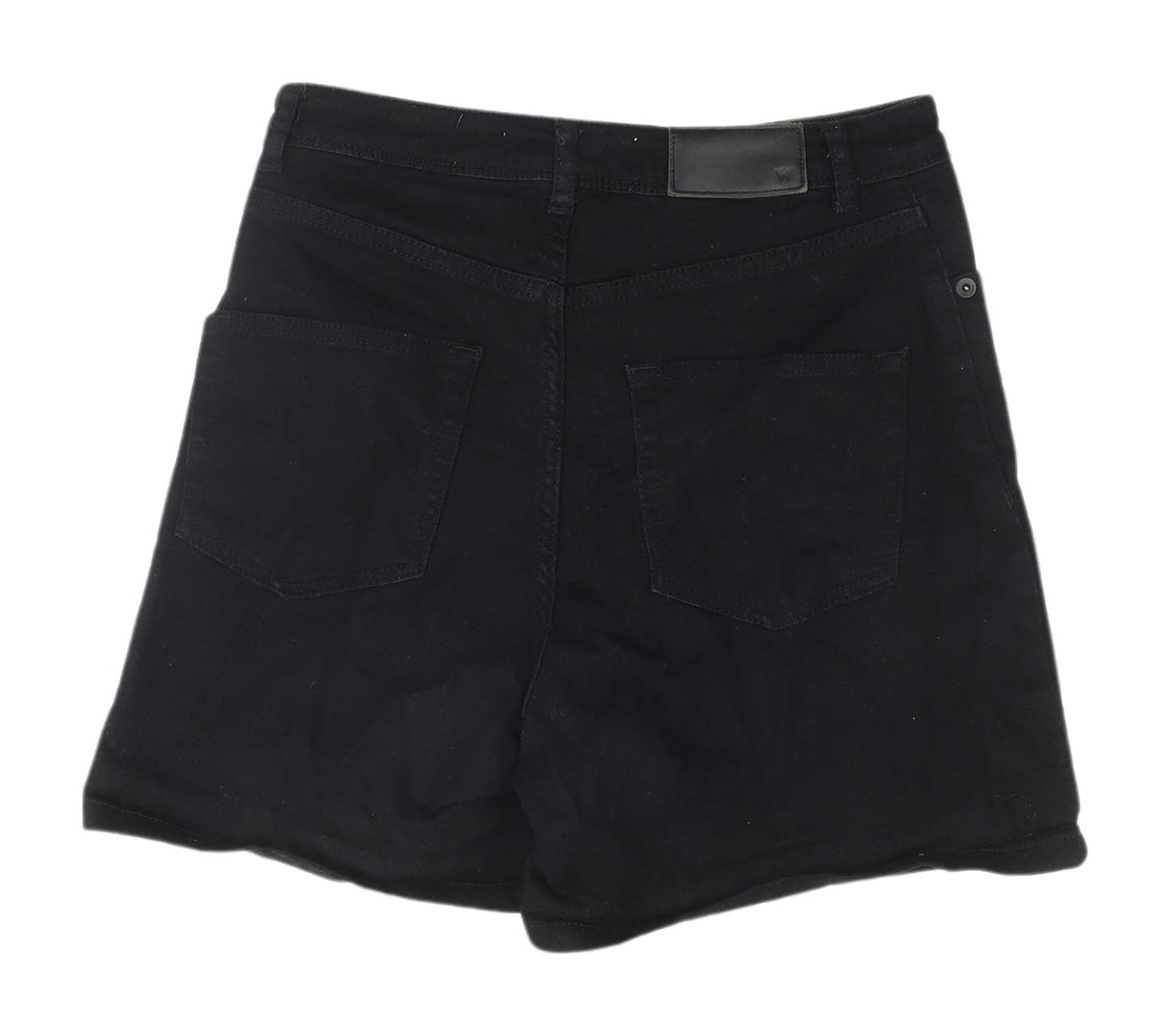 Whistles Women's Black Shorts Size 8 Cotton Blend