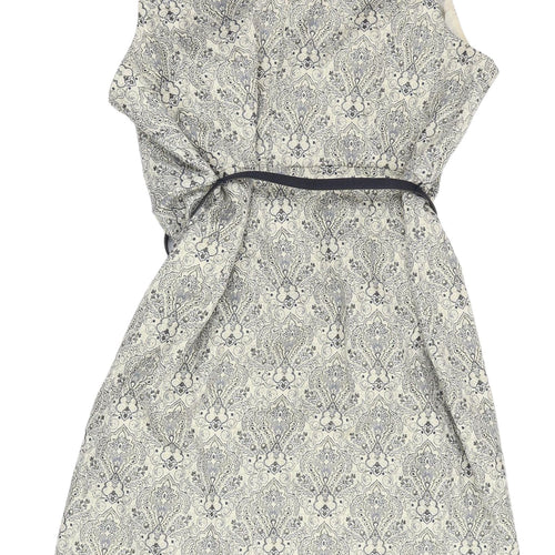 Monsoon Women's Ivory Paisley Sleeveless Shift Dress