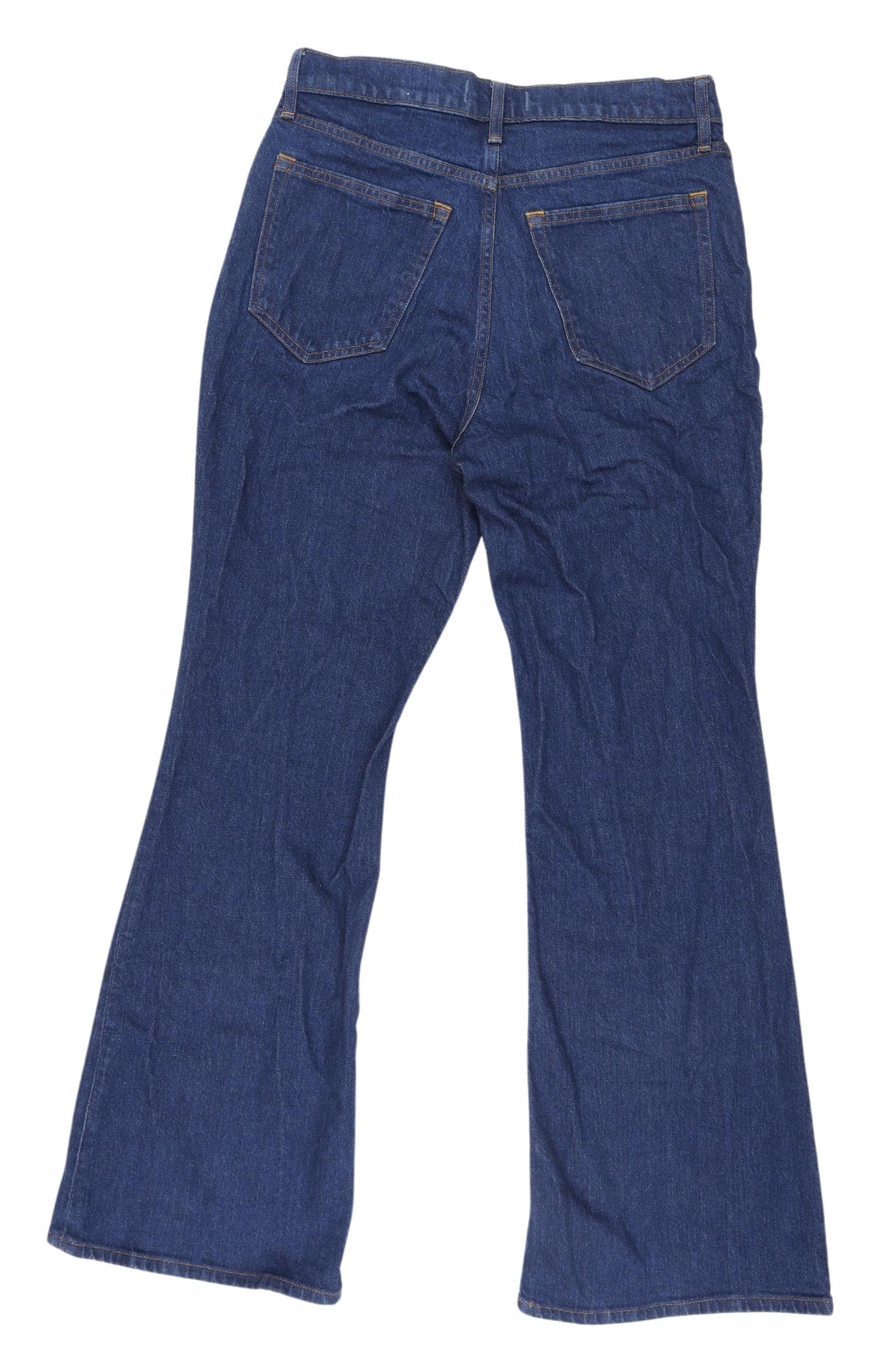 Abercrombie & Fitch Women's Blue High Rise Flared Jeans