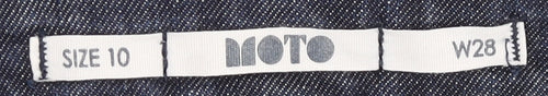 Moto Women's Blue Denim Shorts Size 10
