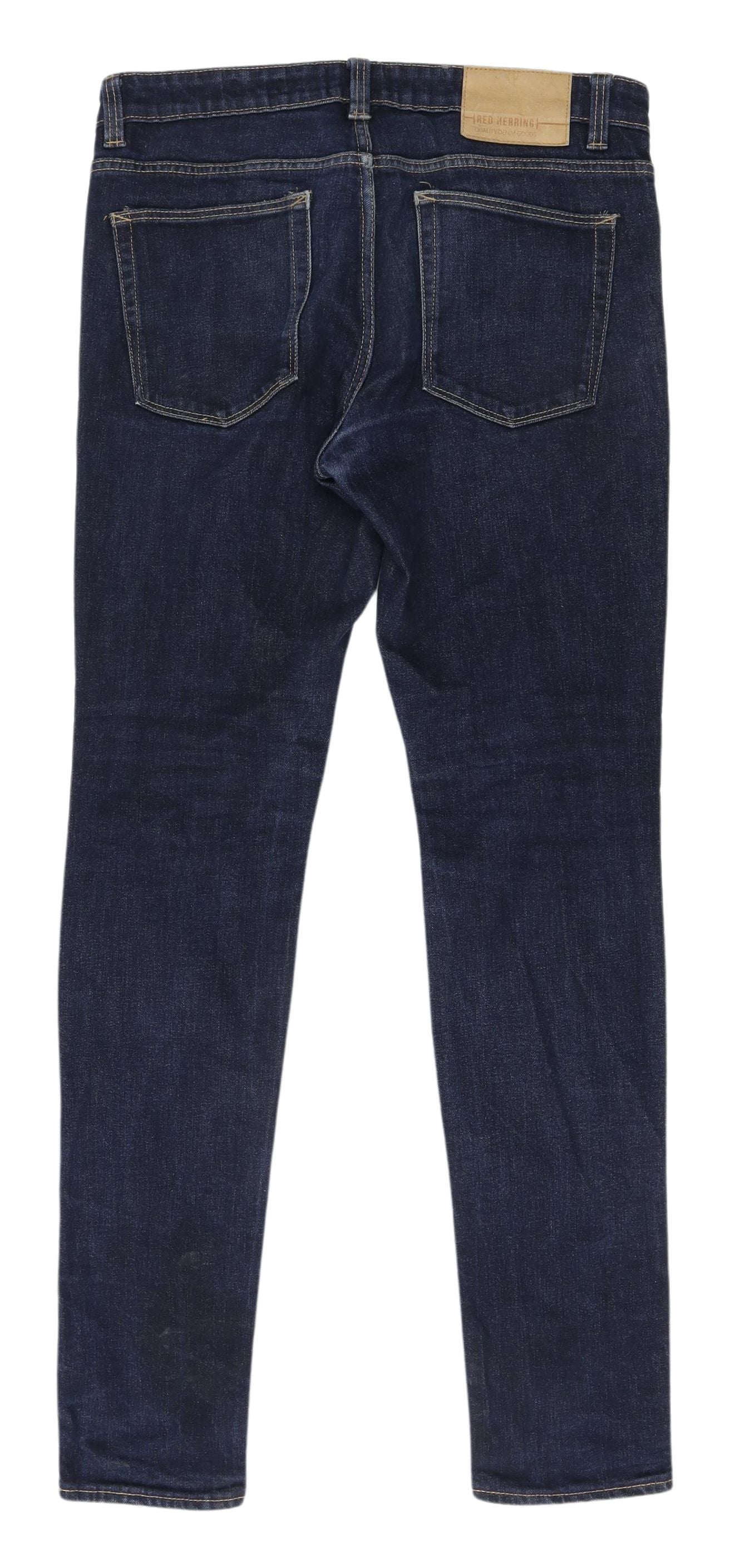 Red Herring Men's Blue Straight Jeans, Size 32