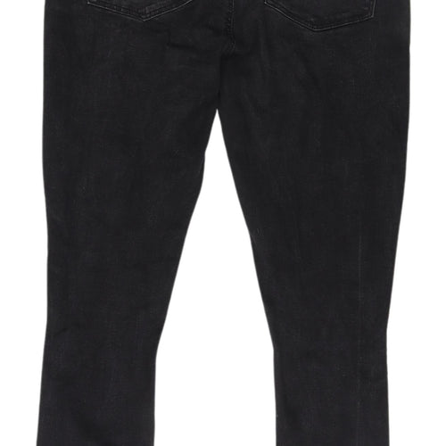 Denim Co. Women's Black Skinny Jeans, Size 14