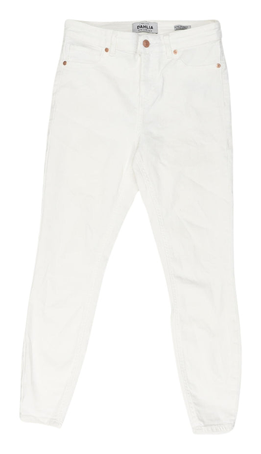 New Look Women's White Skinny Jeans Size 10 Slim Fit