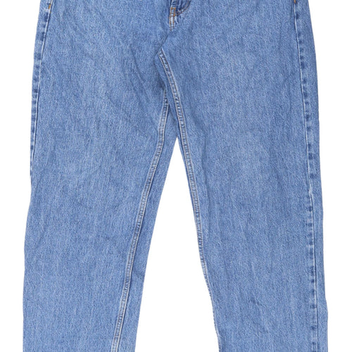 Pull&Bear Women's Blue Straight Jeans, Size 18