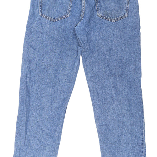 Pull&Bear Women's Blue Straight Jeans, Size 18