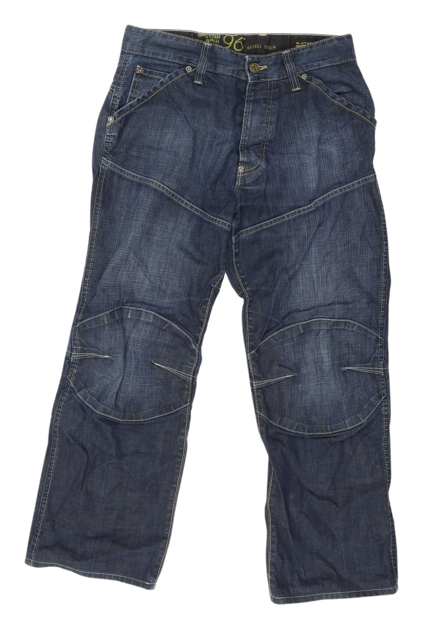G-Star Men's Blue Denim Jeans Size 32 Regular Fit Mid Rise