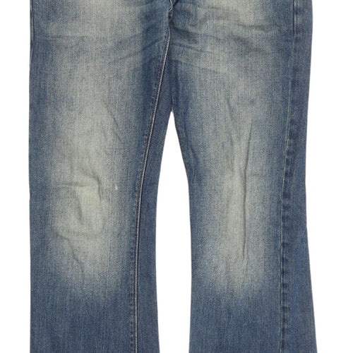 ASOS Men's Blue Bootcut Denim Jeans Size 32