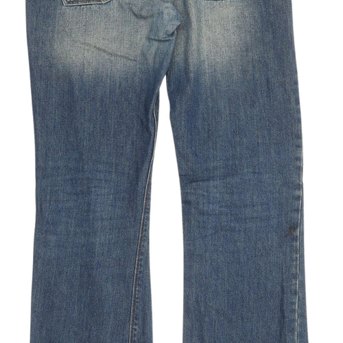 ASOS Men's Blue Bootcut Denim Jeans Size 32