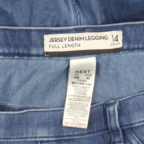 Next Women's Blue Jegging Denim Jeans, Size 14