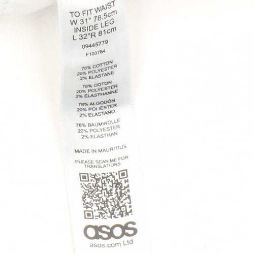 ASOS Women's Blue Skinny Jeans, Size 31, Distressed