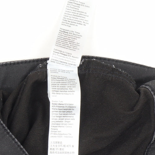 Topshop Women's Black Skinny Jeans Size 10