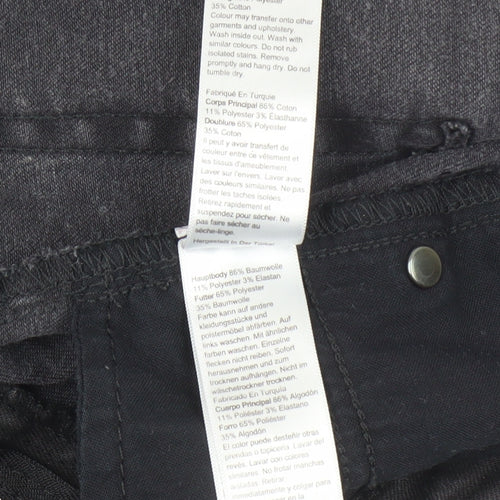 Topshop Women's Black Skinny Jeans Size 10 Slim Fit