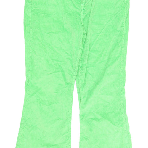 BDG Women's Green Flared Corduroy Trousers - Size 34