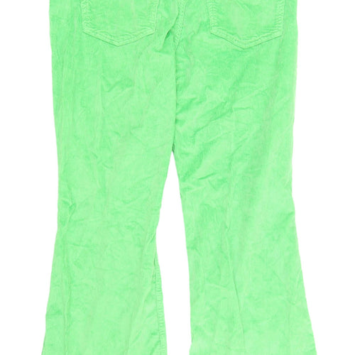 BDG Women's Green Flared Corduroy Trousers - Size 34