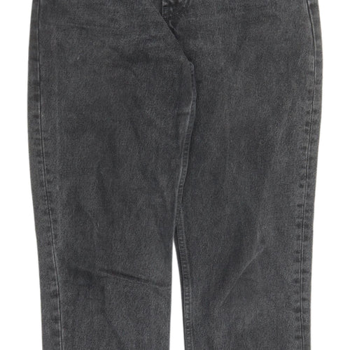 ASOS Women's Black Straight-Leg Jeans Size 8