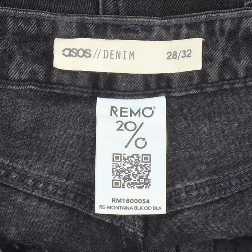 ASOS Women's Black Straight-Leg Jeans Size 8