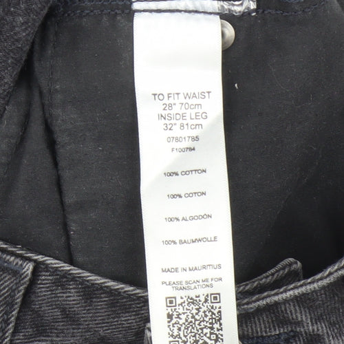 ASOS Women's Black Straight-Leg Jeans Size 8