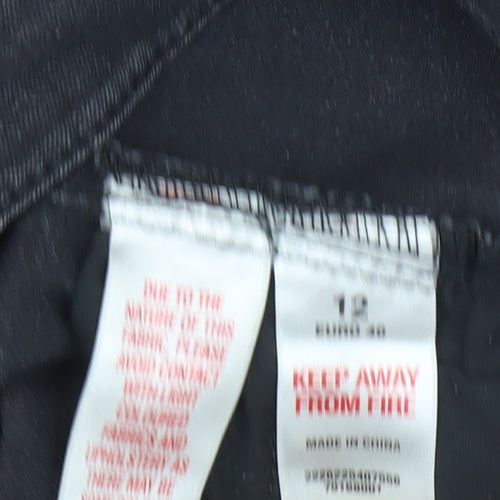 DP Women's Black Slim Straight Jeans Size 12S