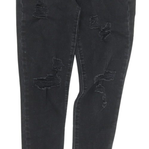 GAP Women's Black Distressed Skinny Jeans Size 6