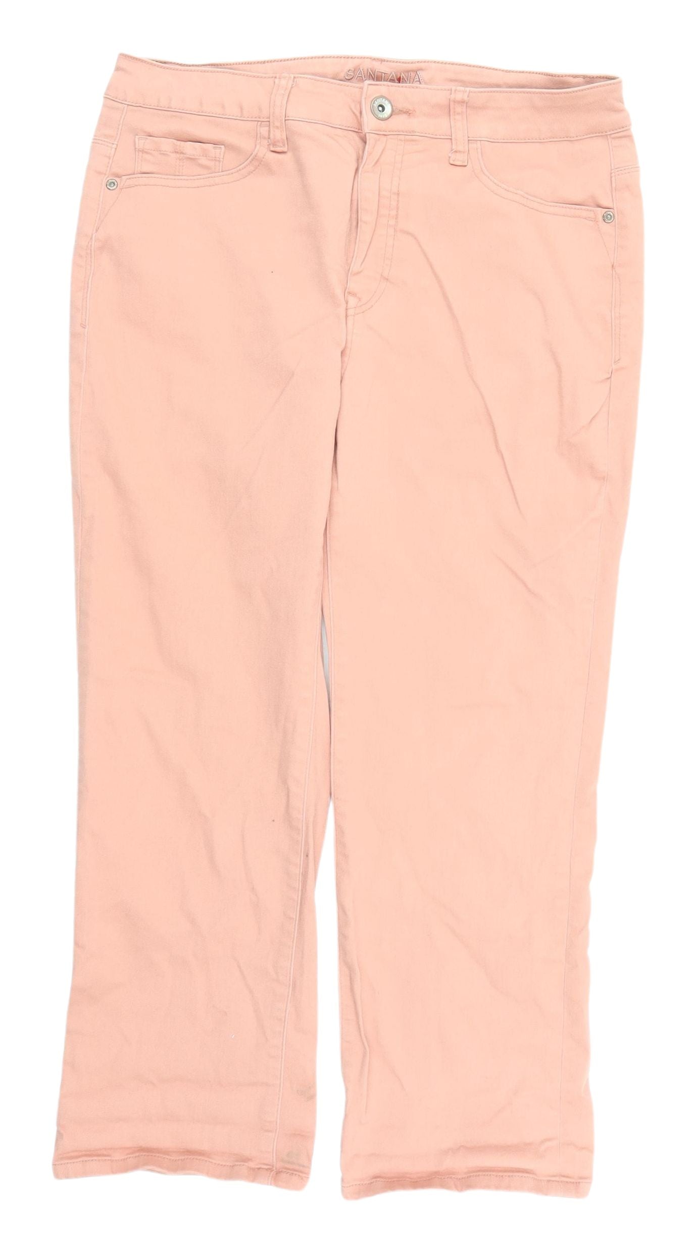 Santana Women's Pink Straight Jeans - Size 12