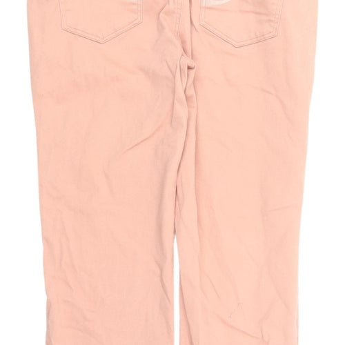 Santana Women's Pink Straight Jeans - Size 12