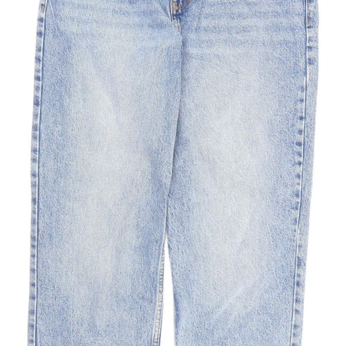 New Look Women's Blue Straight Jeans, Size 12