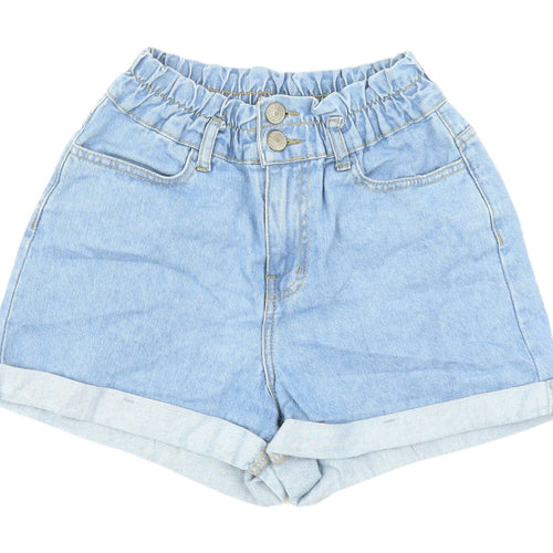 New Look Women's Blue Denim Mom Shorts Size 10