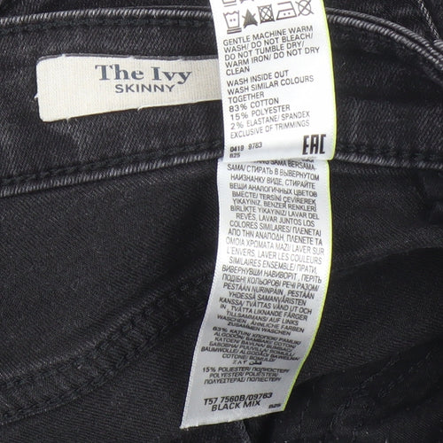 Marks and Spencer Women's Black Skinny Jeans Size 8