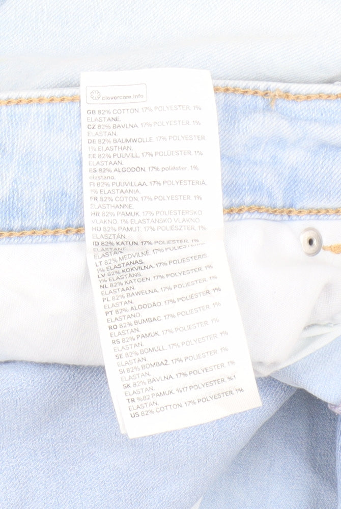 H&M Women's Blue Denim Shorts - Size 10 - Casual Essential