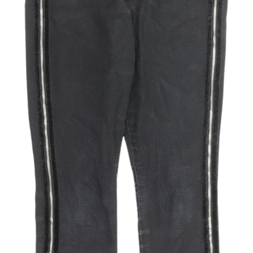 7 for All Mankind Women's Black Skinny Jeans, Size 24