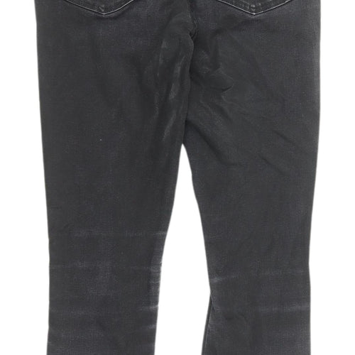7 for All Mankind Women's Black Skinny Jeans, Size 24