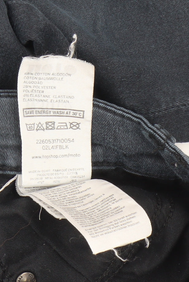 Topshop Women’s Black Skinny Jeans Size 12