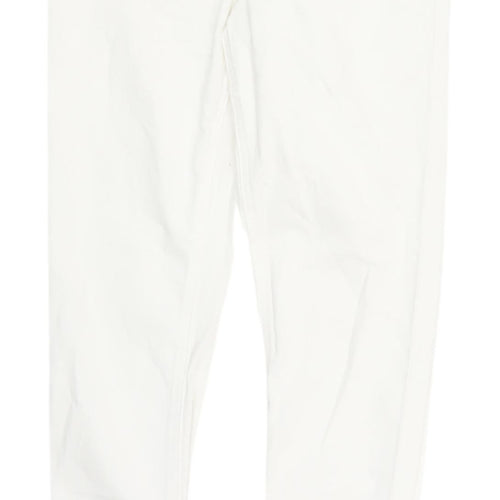 Marks & Spencer White Jeggings Women Size 8 Elastic Waist