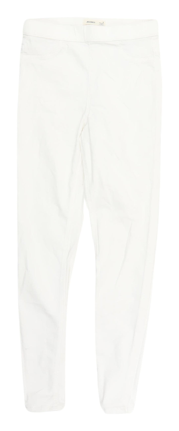 Marks & Spencer White Jeggings Women Size 8 Elastic Waist