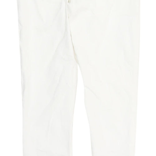 Marks & Spencer White Jeggings Women Size 8 Elastic Waist