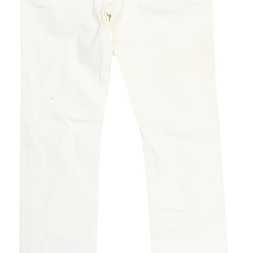 Topman Men's White Skinny Jeans Size L