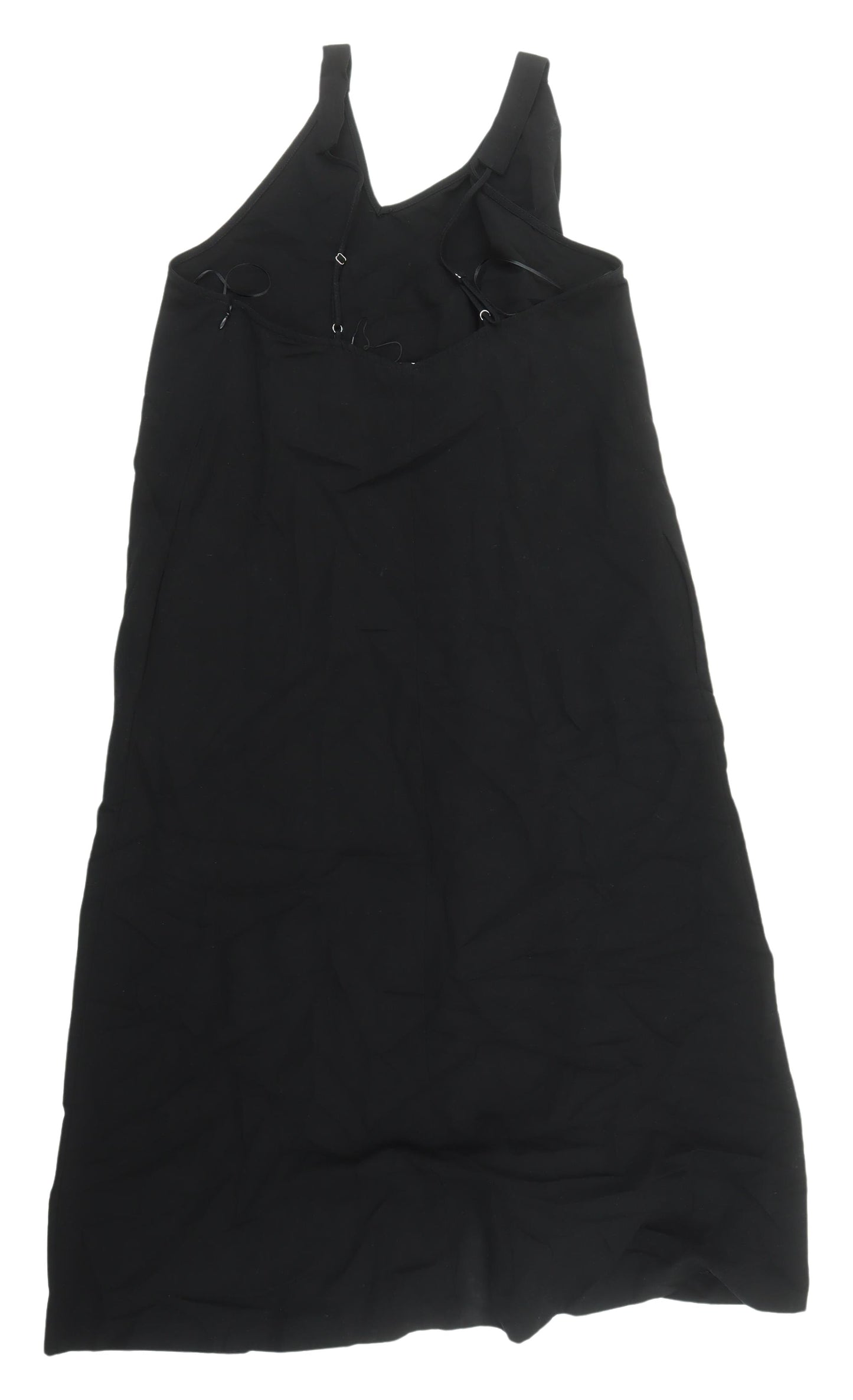 Zara Women's Black Sleeveless Strappy Dress Size 6