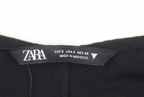 Zara Women's Black Sleeveless Strappy Dress Size 6