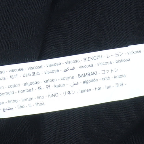 Zara Women's Black Sleeveless Strappy Dress Size 6