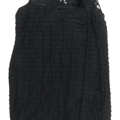 Inspire Women's Black Knee Length Sheath Dress