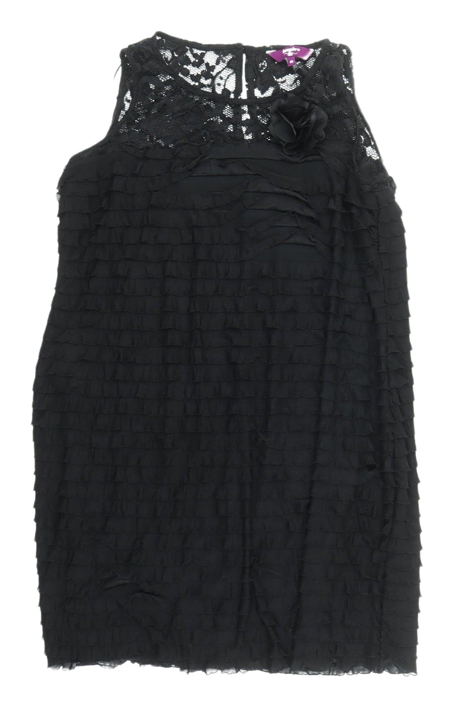 Inspire Women's Black Knee Length Sheath Dress
