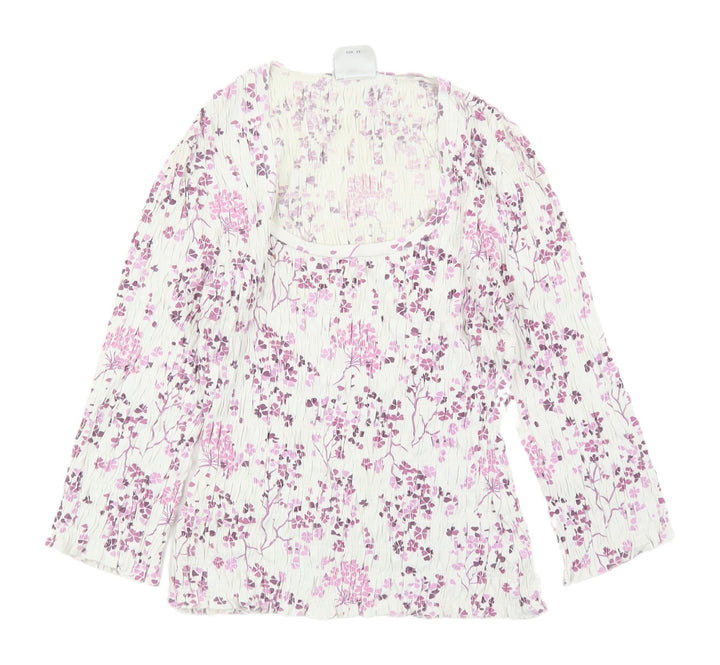 Next Women's Multicoloured Floral Blouse, Size 10