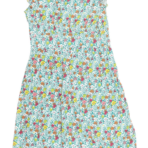 Seasalt Women's Floral A-Line Dress, Multicoloured, Size 12