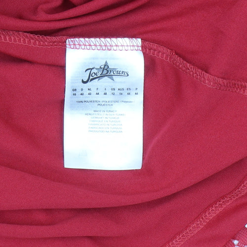 Joe Browns Red Lace Short A-Line Dress, Size 10