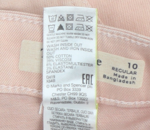 Marks and Spencer Pink Jegging - Size 10