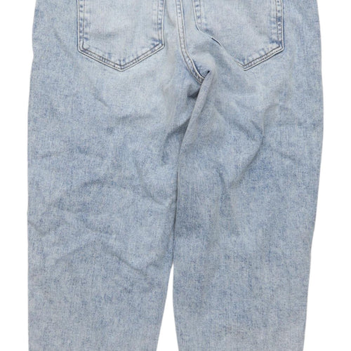 M&S Women's Blue Mom Jeans, Size 10 Petites